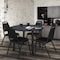 Regency Kee Mobile Tables, 48 W, 48 L, 29 H, Wood, Metal Top, Grey TBMC48RNDGYBK - alternate 4